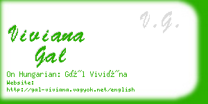 viviana gal business card